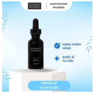 Vivant Skincare Exfol-A 30ml - Serum giảm nếp nhăn, sẹo mụn và tăng sắc tố