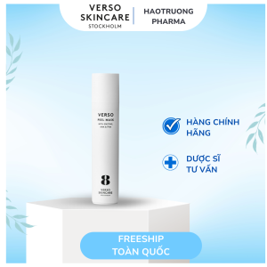 Verso Peel Mask – Mặt Nạ Tẩy Tế Bào Chết Enzyme Dịu Nhẹ, Làm Mịn Da, Giảm Xỉn Màu 50ml