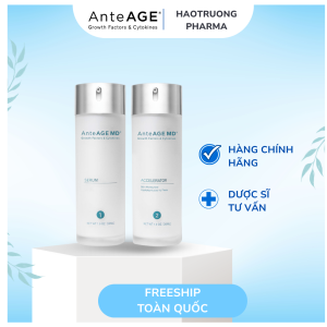 Bộ Đôi AnteAGE MD System - MD Serum (1) & MD Accelerator (2) Chống Oxy Hóa, Phục Hồi & Nuôi Dưỡng Da Chuyên Sâu