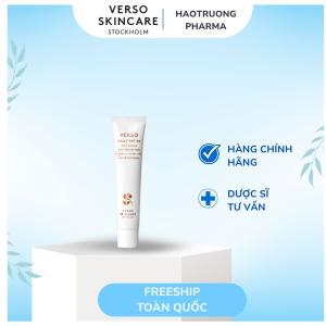 Verso Daily SPF 50 – Kem Chống Nắng Dưỡng Da SPF 50, Phổ Rộng, Không Gây Bí Cho Mọi Loại Da 40ml