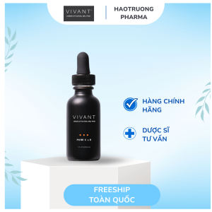 Vivant Skincare PURE C + E – Serum Thúc Đẩy Làn Da Đều Màu, Mịn Màng Và Tươi Sáng (30ml)