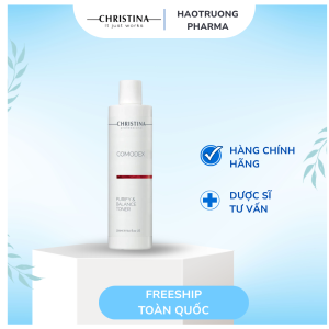 Toner Christina Comodex Purify & Balance Làm Sạch Bã Nhờn Và Ngăn Ngừa Mụn 300ml
