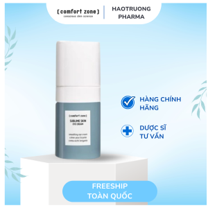 COMFORT ZONE SUBLIME SKIN EYE CREAM: Kem Mắt Peptide - Giảm Nhăn, Săn Chắc Vùng Da Mắt