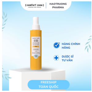 COMFORT ZONE SUN SOUL MILK SPRAY SPF30: Kem Chống Nắng Toàn Thân Chống Lão Hóa, Bảo Vệ Da & Môi Trường