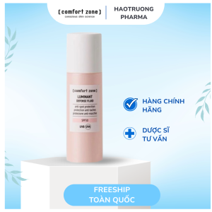 COMFORT ZONE LUMINANT DEFENSE FLUID SPF 50: Kem Chống Nắng Bảo Vệ Toàn Diện & Ngăn Ngừa Rối Loạn Sắc Tố