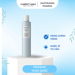 COMFORT ZONE ACTIVE PURENESS TONER: Nước Hoa Hồng Tái Tạo & Thanh Lọc Da, Cho Làn Da Sạch Khỏe, Rạng Rỡ