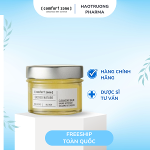COMFORT ZONE SACRED NATURE CLEANSING BALM: Dầu Rửa Mặt Hữu Cơ - Sạch Sâu & Dịu Nhẹ Cho Mọi Loại Da