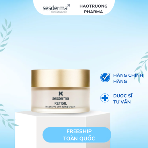 Sesderma Retisil Intensive Pro-Aging Cream 50ml – Kem Dưỡng HPR Giảm Nếp Nhăn, Chống Lão Hóa, Làm Mịn Da