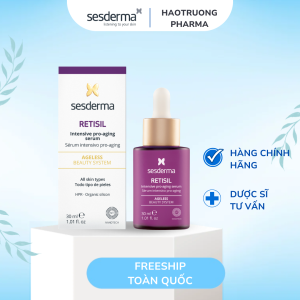 Sesderma Retisil Intensive Pro-Aging Serum 30ml – Serum HPR Tái Tạo Da, Hỗ Trợ Giảm Nếp Nhăn