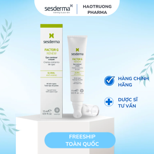Sesderma Factor G Renew Eye Contour Cream Ceramic – Kem Mắt Phục Hồi & Làm Săn Chắc Vùng Mắt 15ml