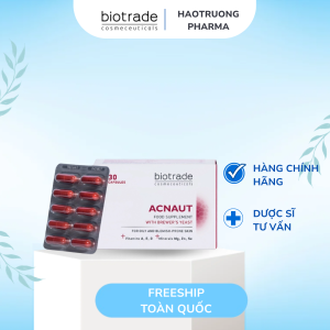 Biotrade Acnaut Food Supplement – Viên Uống Trị Mụn Giải Pháp Sạch Mụn Từ Bên Trong