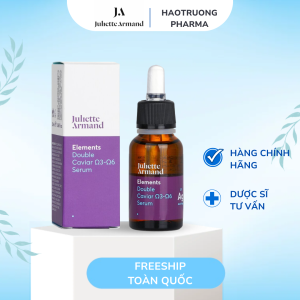 Juliette Armand Elements Double Caviar 3&6 Serum - Tinh Chất Trứng Cá Tầm Omega 3&6 Hỗ Trợ Nuôi Dưỡng & Tăng Độ Mịn Da 20ml